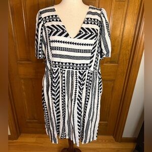 Old Navy B&W Dress - Size XL Tall